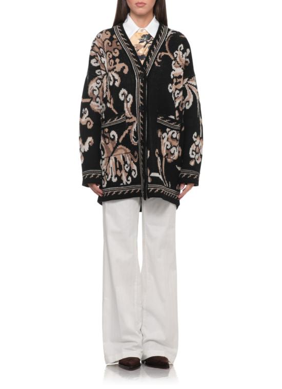 26FW 에트로 가디건 WRKE0159AQ12UN0000 Black - ETRO