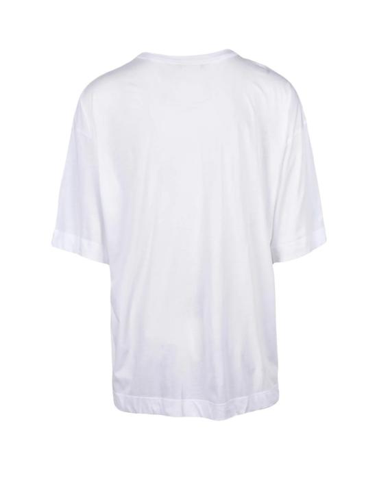 25SS 드리스 반 노튼 반팔 티셔츠 꽃무늬 그래픽이 있는 편안한 핏의 면 티셔츠 - DRIES VAN NOTEN