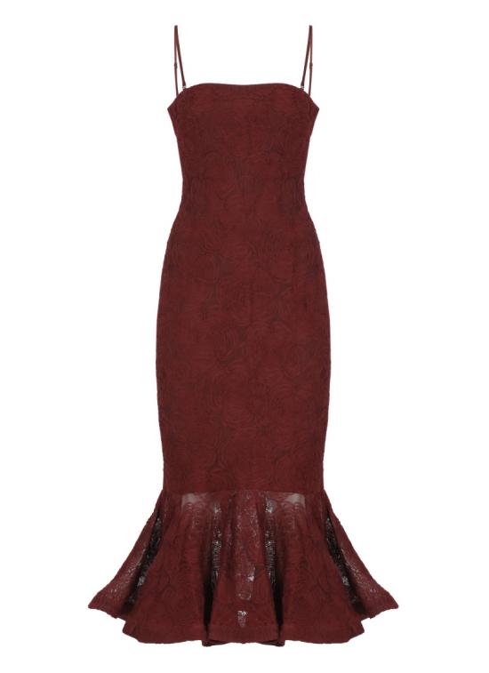 26FW 로테이트 롱 원피스 116275741741 Red