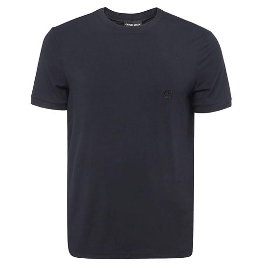 26FW 조르지오 아르마니 반팔 티셔츠 3GST52SJP4ZUBSG Black