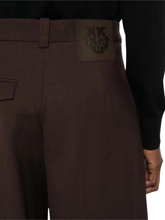 26FW 핑코 스트레이트 팬츠 107712 A3MS Brown - PINKO