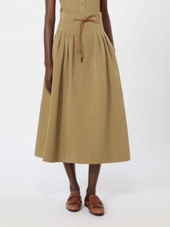 26FW 막스마라 롱 스커트 2621106051600 002 Verde - MAX MARA