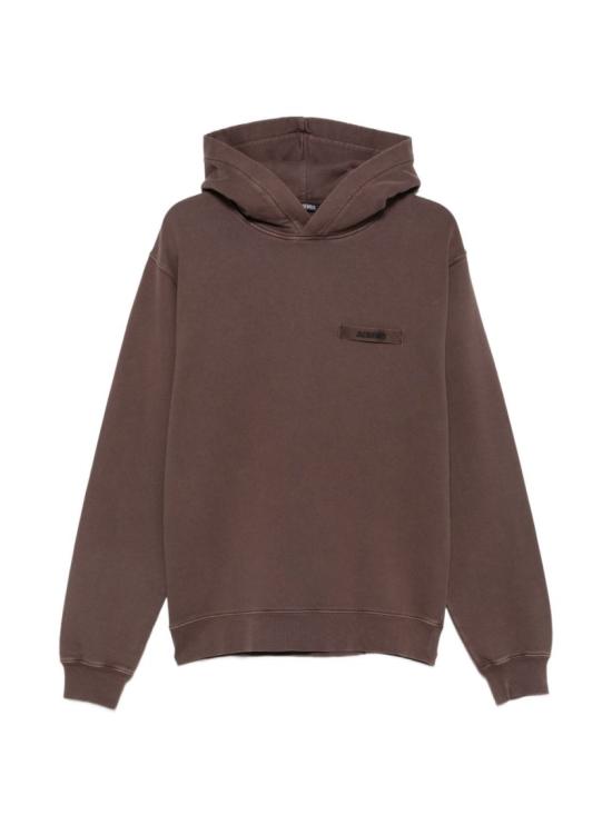 26FW 자크뮈스 그로그랭 후드 티셔츠 HOM00247 AJ00126 850 Brown