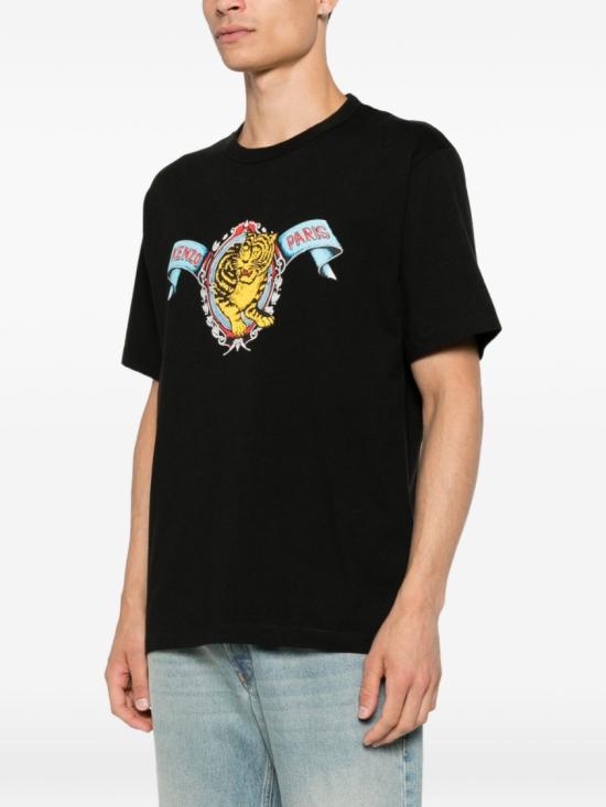 26FW 겐조 반팔 티셔츠 FG65TS2984SG 99J Black - KENZO