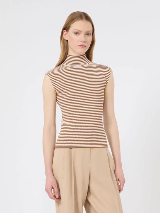26FW 막스마라 스튜디오 터틀넥 2626366031600 001 Beige - MAX MARA STUDIO