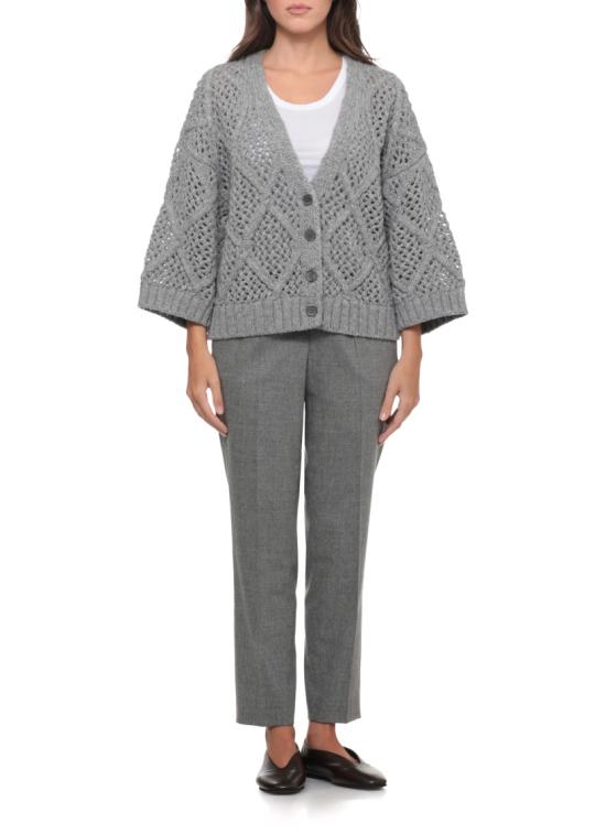 26FW 페세리코 가디건 A99272F03R09341971 Grey - PESERICO