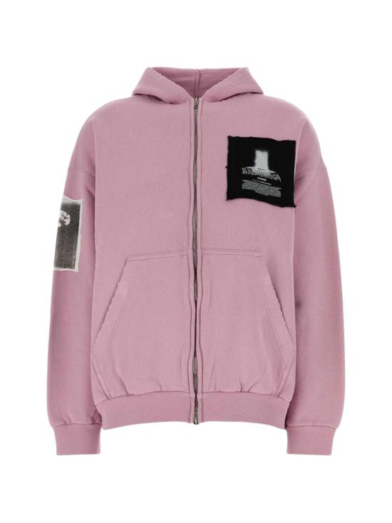 26FW 발렌시아가 후드 티셔츠 A0017W TUVT4 Pink