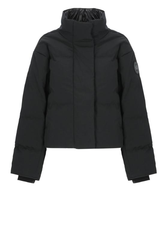 26FW 캐나다구스 그랜드뷰 크롭드 재킷 블랙 라벨 2266WBGRANDVIEW CROPPED9061 Black