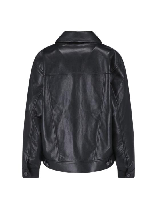 26FW 애니빙 가죽 자켓 A 01 12573 BLK81BLACK RECYCLED LEATHER - ANINE BING