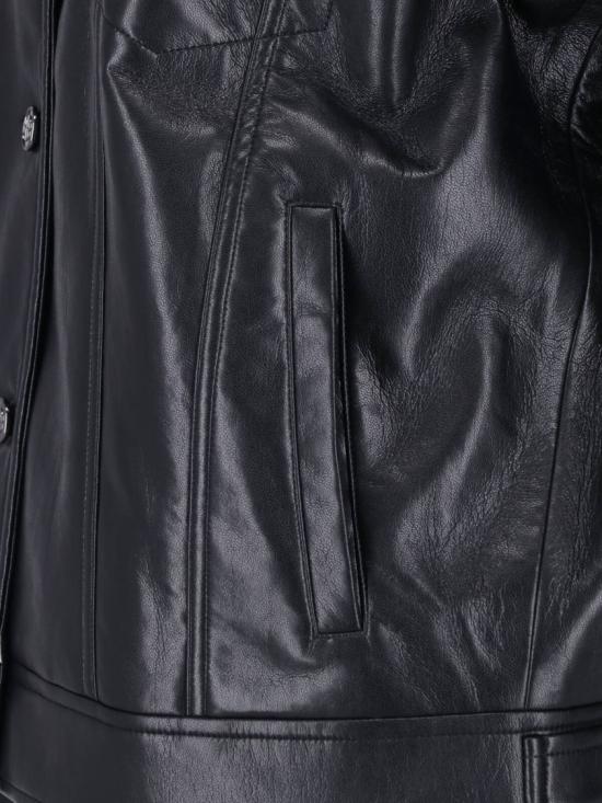 26FW 애니빙 가죽 자켓 A 01 12573 BLK81BLACK RECYCLED LEATHER - ANINE BING
