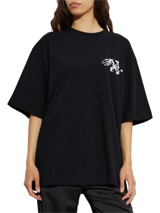 26FW 오프화이트 반팔 티셔츠 44MAA120F26J00J001 Black - OFF WHITE