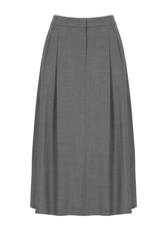 26FW 페세리코 롱 스커트 A05735B2008B71 Grey