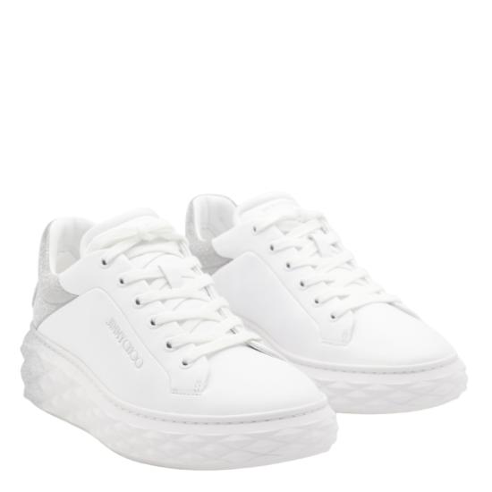 26FW 지미추 스니커즈 DIAMONDMAXIFIIIVR0C8776 White - JIMMY CHOO