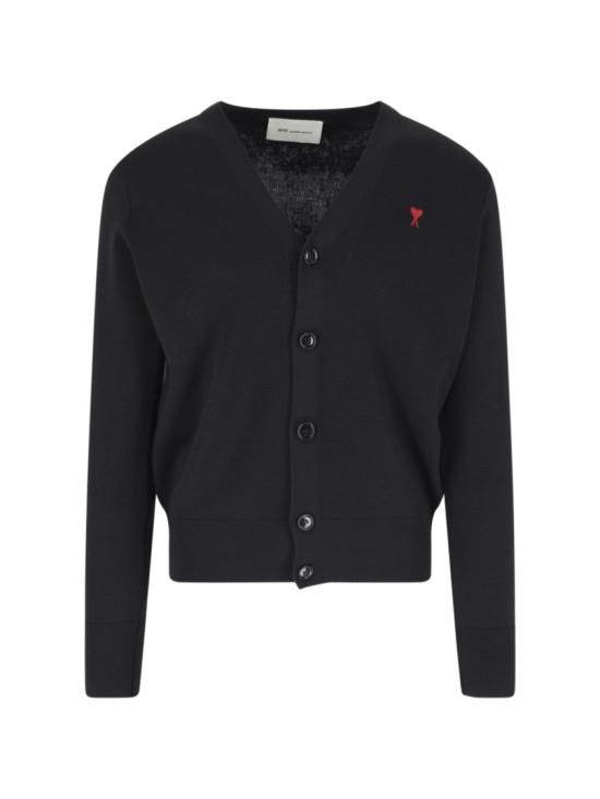 26FW 아미 ADC 울 V넥 가디건 HKC361 001009 Black