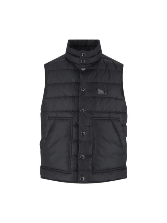26FW 돌체앤가바나 패딩 조끼 G9AOJT GK319N0000 Black