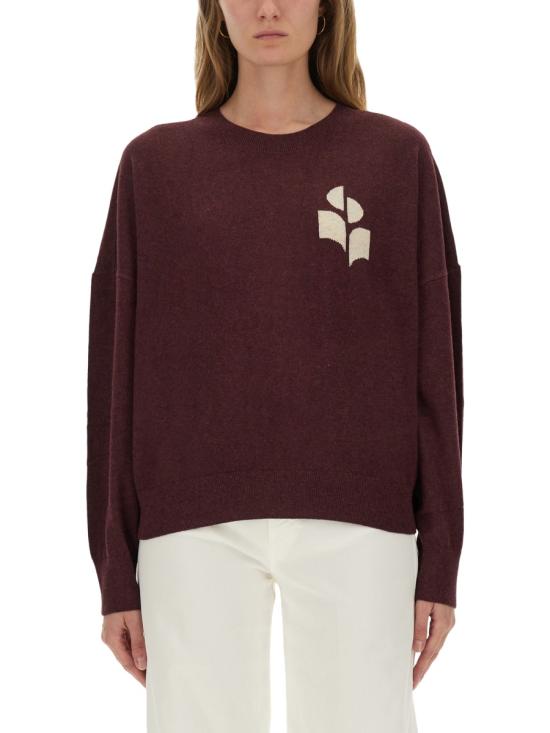 26FW 이자벨마랑에뚜왈 마리산스 코튼 스웨터 PU0053FA A1X05E80BY BORDEAUX - ISABEL MARANT ETOILE