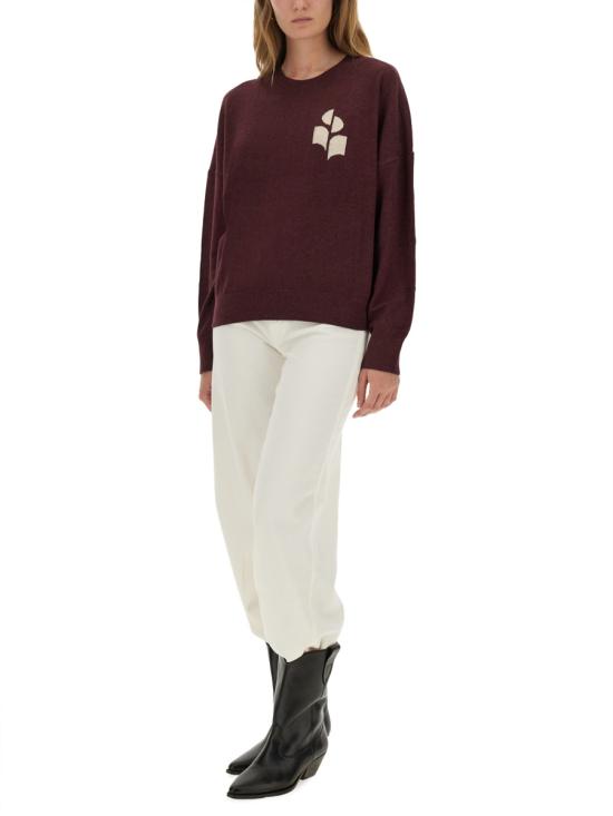 26FW 이자벨마랑에뚜왈 마리산스 코튼 스웨터 PU0053FA A1X05E80BY BORDEAUX - ISABEL MARANT ETOILE