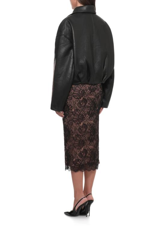 26FW 로테이트 가죽 자켓 116544100100 Black - ROTATE
