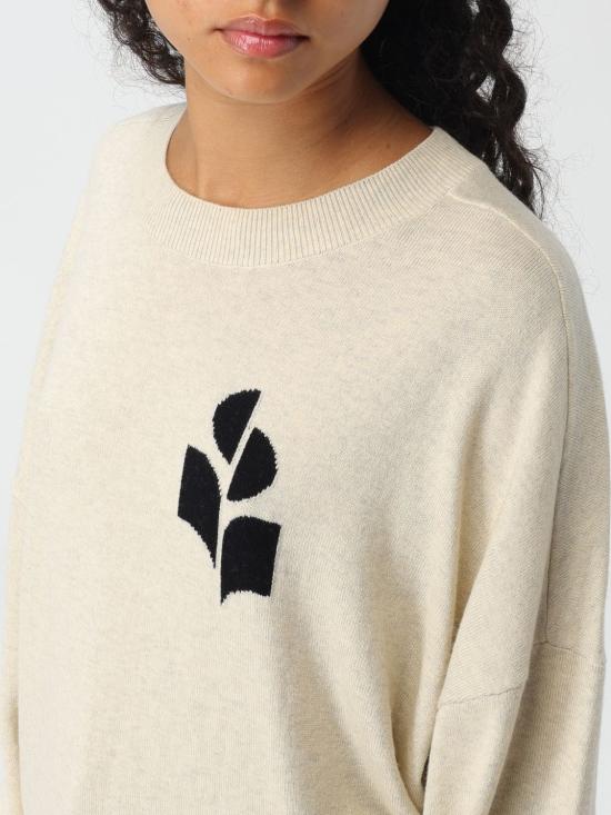26FW 이자벨마랑에뚜왈 마리산스 코튼 스웨터 PU0053FA A1X05E02LY GREY - ISABEL MARANT ETOILE