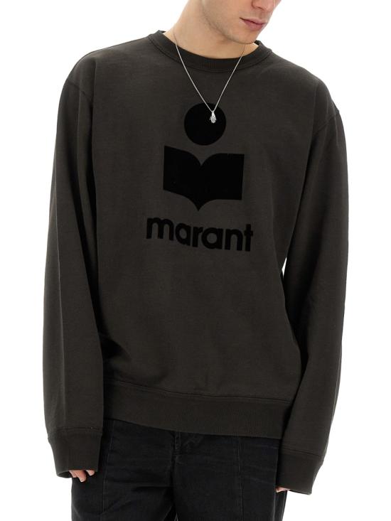 26FW 이자벨마랑 미코이 로고 스웨트 셔츠 SW0029HA B1M18H02FK BLACK - ISABEL MARANT