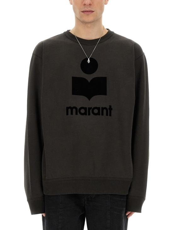 26FW 이자벨마랑 미코이 로고 스웨트 셔츠 SW0029HA B1M18H02FK BLACK - ISABEL MARANT