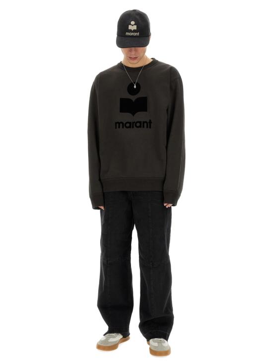 26FW 이자벨마랑 미코이 로고 스웨트 셔츠 SW0029HA B1M18H02FK BLACK - ISABEL MARANT