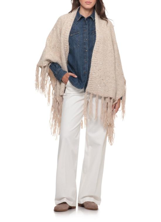 26FW 페세리코 케이프 A99895F03F9243F44 Neutrals - PESERICO