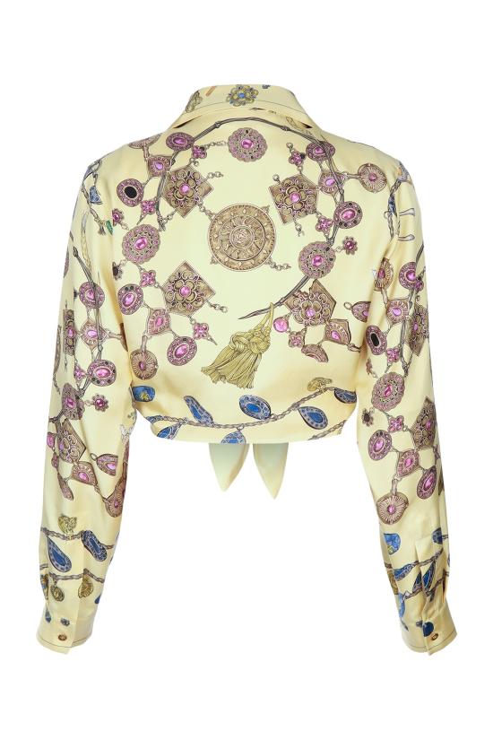 26FW 베르사체 블라우스 10203071A18856 5Y690 BURROAZURGOLD - VERSACE