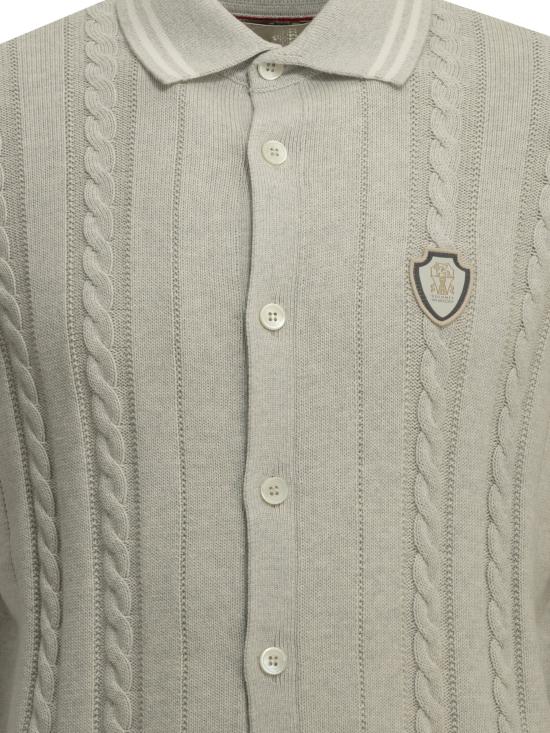 26FW 브루넬로 쿠치넬리 가디건 M28707925TCI807 Grey - BRUNELLO CUCINELLI