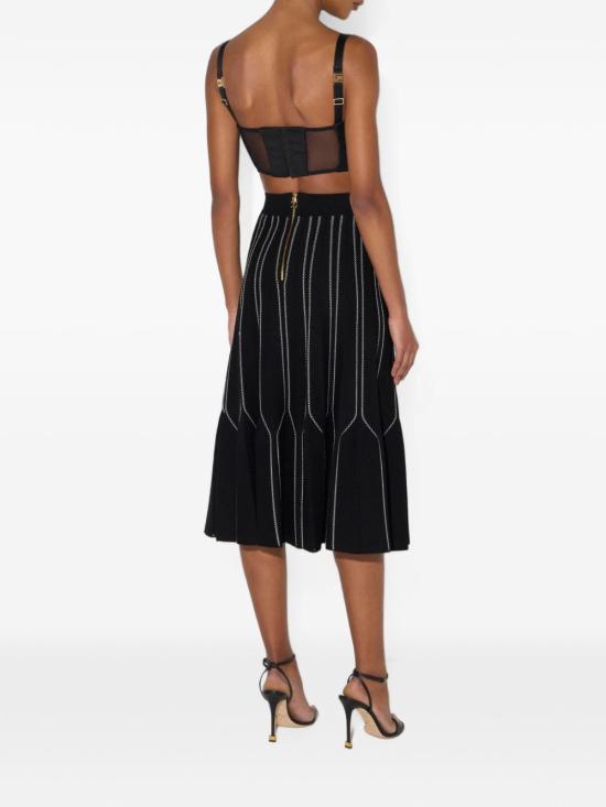 26FW 엘리자베타프랜치 민소매 티셔츠 TO06666E2 110 Nero - ELISABETTA FRANCHI