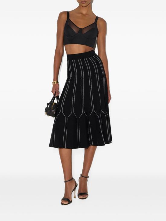 26FW 엘리자베타프랜치 민소매 티셔츠 TO06666E2 110 Nero - ELISABETTA FRANCHI