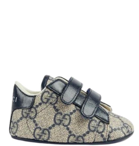 26FW [키즈] 구찌 스니커즈 772387 FACX34054 Beige blu
