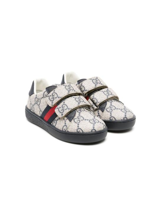 26FW [키즈] 구찌 스니커즈 463088 FACYF4055 Beige blu - GUCCI
