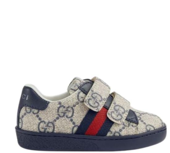 26FW [키즈] 구찌 스니커즈 463088 FACYF4055 Beige blu