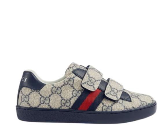 26FW [키즈] 구찌 스니커즈 463090 FACYF4055 Beige blu