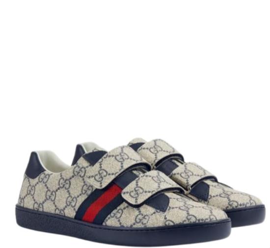 26FW [키즈] 구찌 스니커즈 463091 FACYF4055 Beige blu - GUCCI