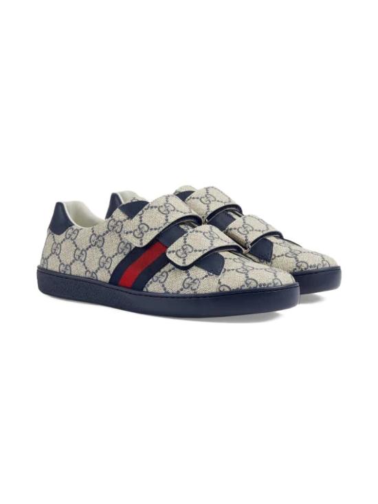 26FW [키즈] 구찌 스니커즈 463091 FACYF4055 Beige blu - GUCCI