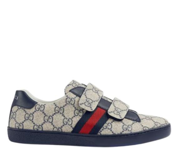 26FW [키즈] 구찌 스니커즈 463091 FACYF4055 Beige blu