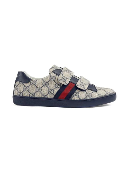26FW [키즈] 구찌 스니커즈 463091 FACYF4055 Beige blu - GUCCI