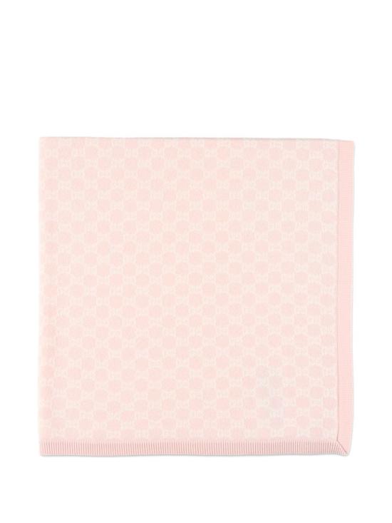 26FW [키즈] 구찌 베이비 GG 울 블랭킷 835345 3K2065978 Pink ivory
