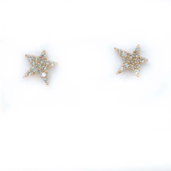  Vintage La Rose 이어링 빈티지 라로즈 스타 스터드 귀걸이 14k 골드