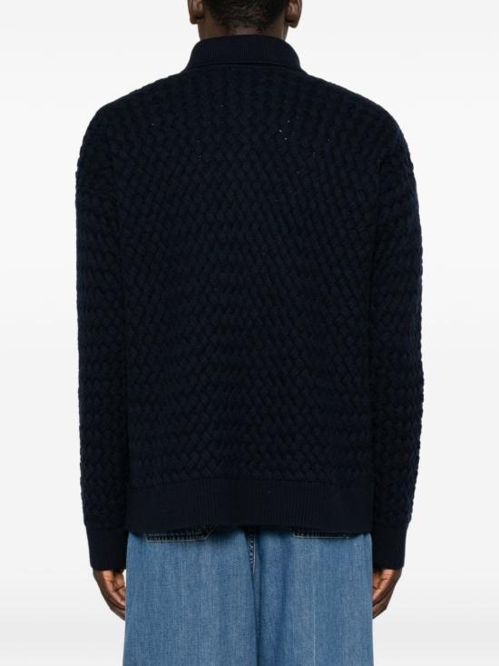 26FW 보테가베네타 가디건 A000K9 V6UI04071 Midnight blue - BOTTEGA VENETA