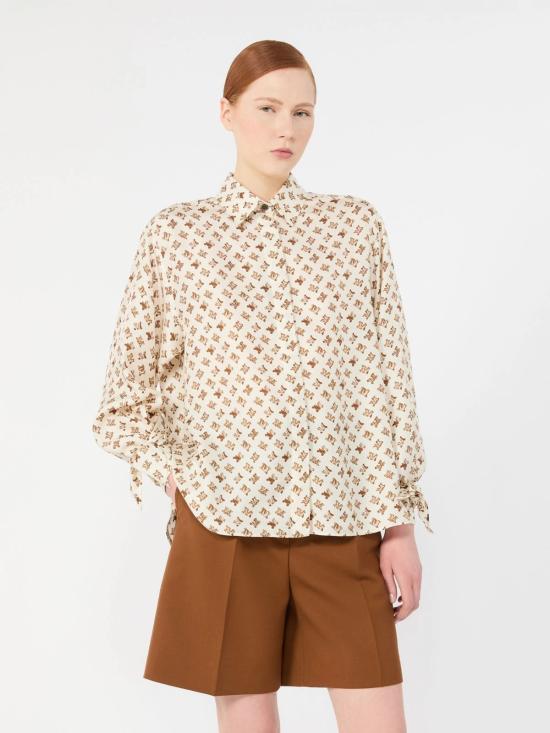 26FW 막스마라 블라우스 2621116082600 003 Bianco - MAX MARA