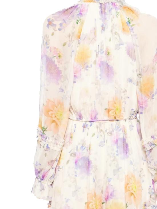 26SS 짐머만 숏 원피스 8154YS261 CRDA CREAM DAHLIA - ZIMMERMANN