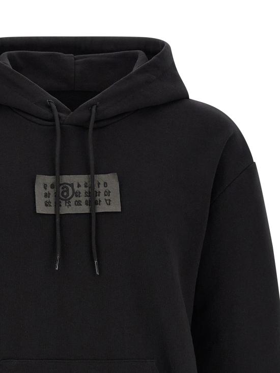26SS MM6 메종마르지엘라 후드 티셔츠 SH2GU0034 M25014 900 BLACK DOM - MM6 MAISON MARGIELA