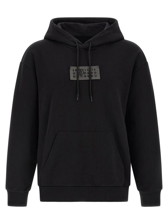 26SS MM6 메종마르지엘라 후드 티셔츠 SH2GU0034 M25014 900 BLACK DOM