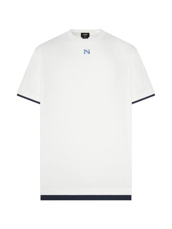 26FW 펜디 반팔 티셔츠 FY1358AUIB F11VU Bianco