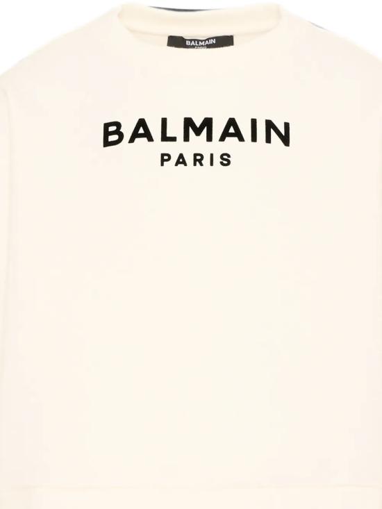 26FW [키즈] 발망 풀오버 BZ4A50Z3728 102NE Bianco - BALMAIN