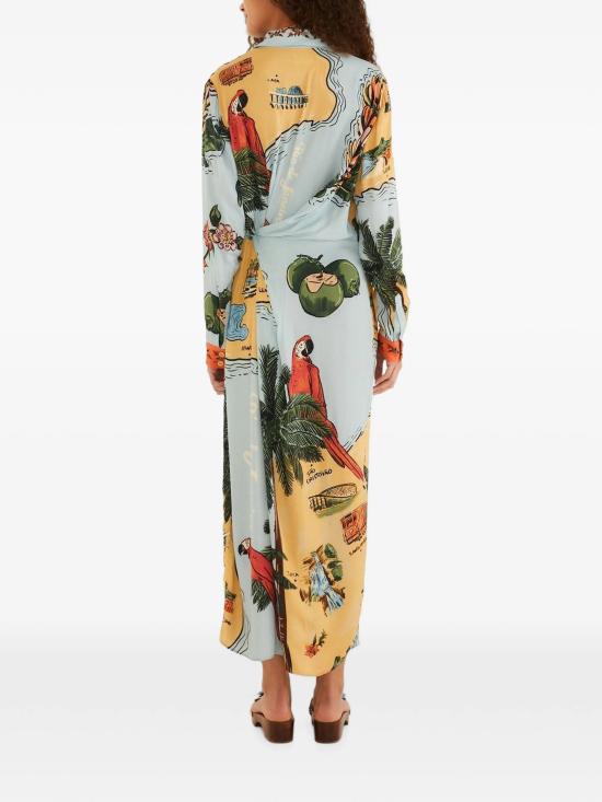 26FW 팜 리오 미디 원피스 363363 26002 Azzurro - FARM RIO