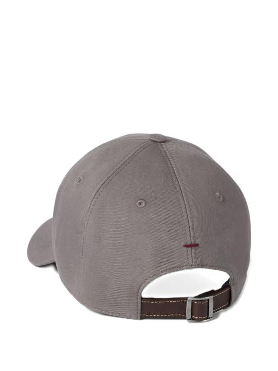 26SS 브루넬로 쿠치넬리 로고 자수 베이스볼 캡 M252D9850 CTS800NOCCIOLA - BRUNELLO CUCINELLI